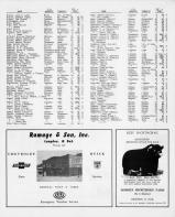 Directory 025, Cavalier County 1954